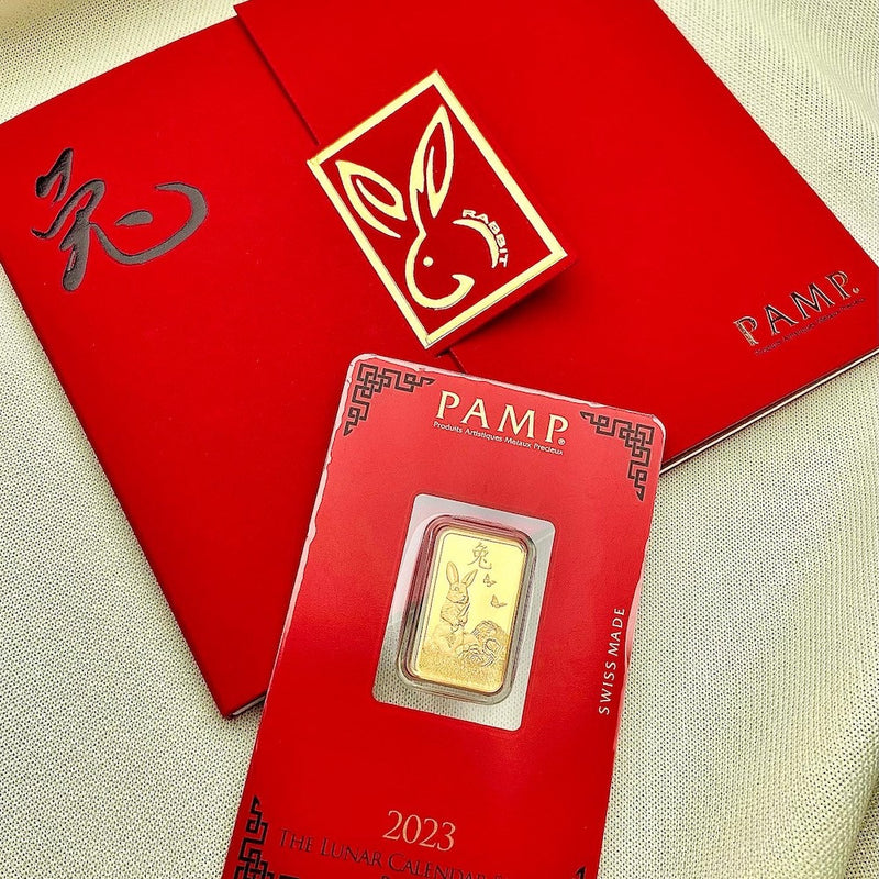 [Special] PAMP Suisse 24K/999.9 Gold Lunar Rabbit Collectible Gold Bar 5 gram