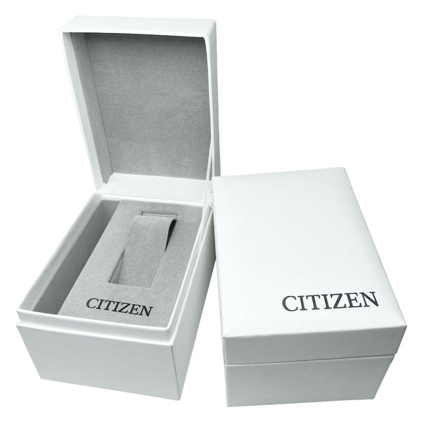 [Clearance] Citizen Men NJ0030-58A White Dial Stainless Steel Watch