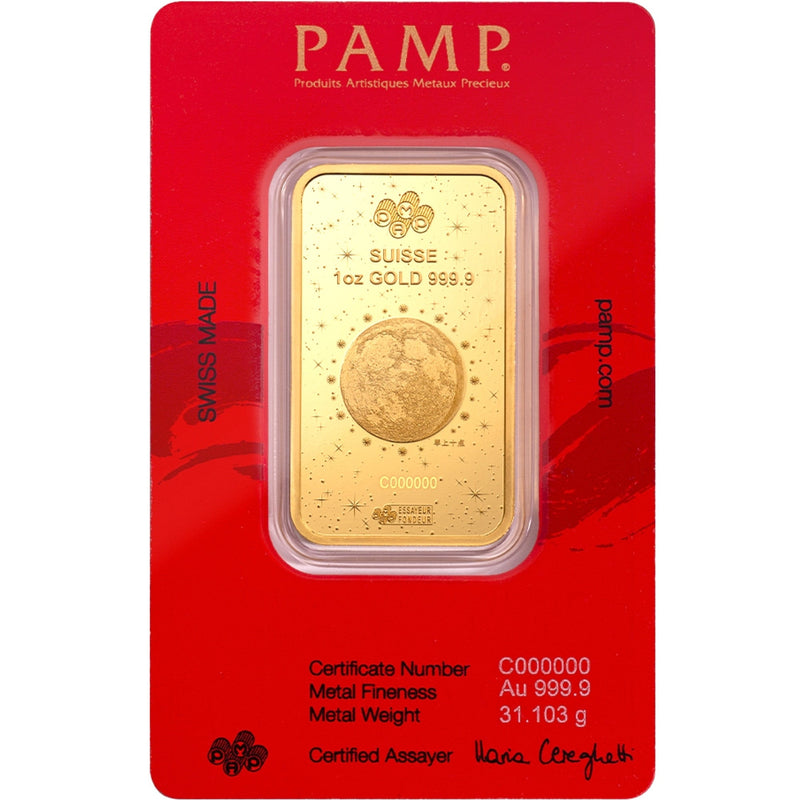 PAMP Suisse 24K/999.9 Gold 2025 Lunar Snake Gold Bar