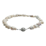Fancy Lavender Natural Baroque Pearl Necklace