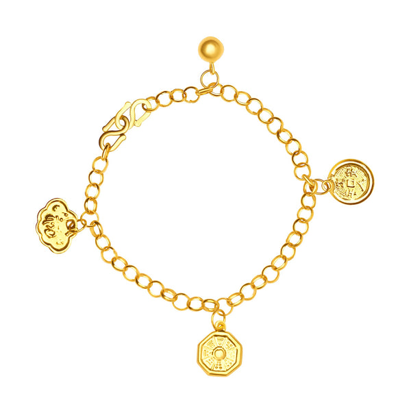 22K/916 Baby/Kids Precious Charm Bracelet