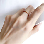 22K/ 916 Yellow Gold Rope Ring