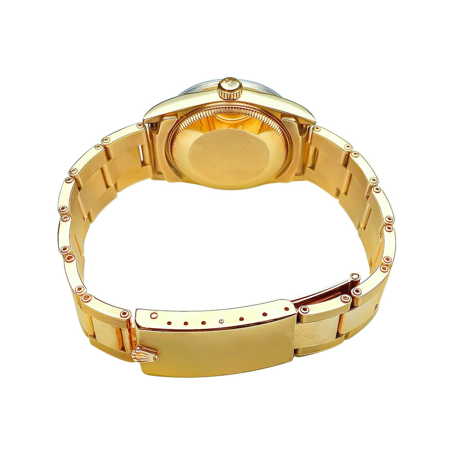 Pre-Owned Rolex 78248 Gold Oyster Perpetual Date Just Watch