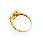 9K/ 375 Yellow Gold Jade Ring
