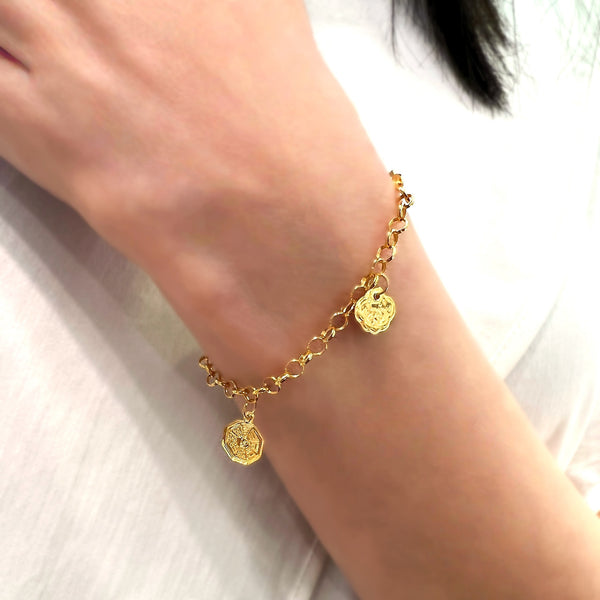 22K/916 Baby/Kids Precious Charm Bracelet