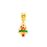 22K/ 916 Yellow Gold Christmas Polka Dots Pendant/ Charm
