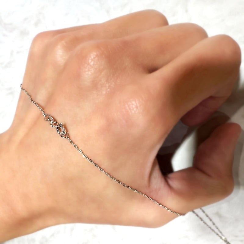 925 Sterling Silver Flat Cable Necklace