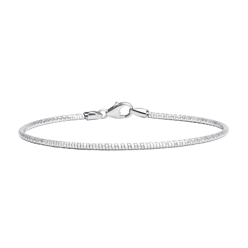 18K/750 White Gold Soft Bangle