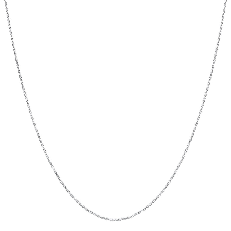 925 Sterling Silver Flat Cable Necklace