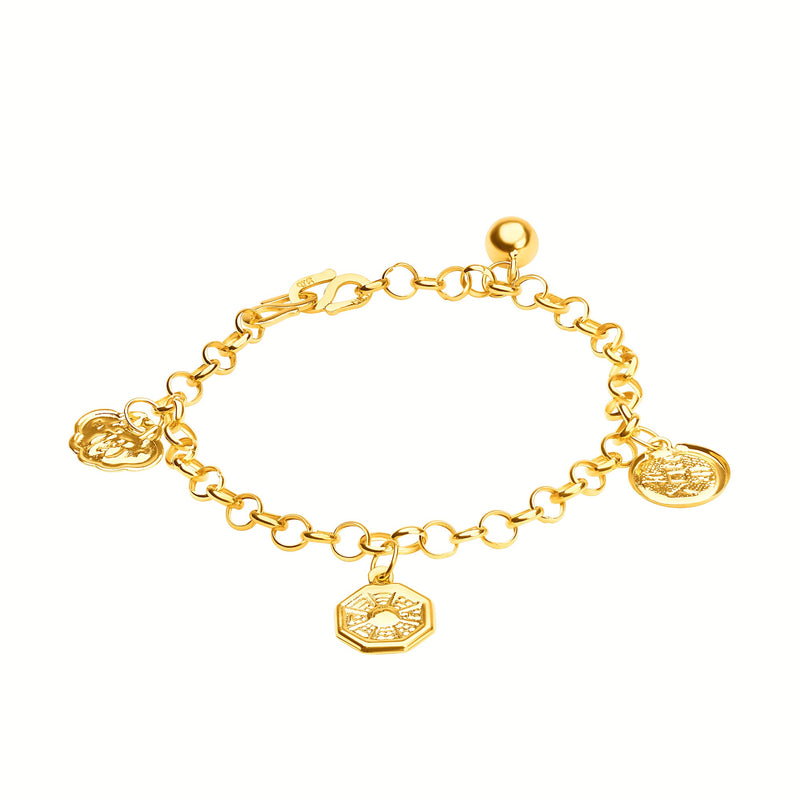 22K/916 Baby/Kids Precious Charm Bracelet