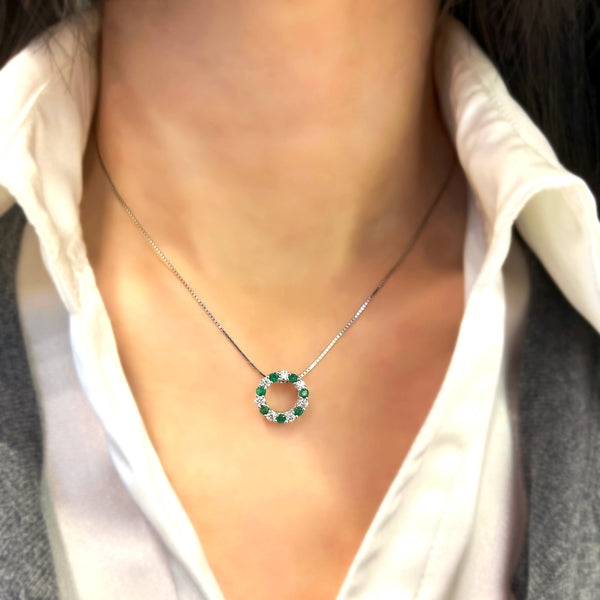 18K/750 White Gold Box Necklace 400mm