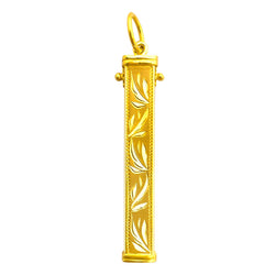 22K/ 916 Yellow Gold Toothpick And Ear Pick Collectible Pendant