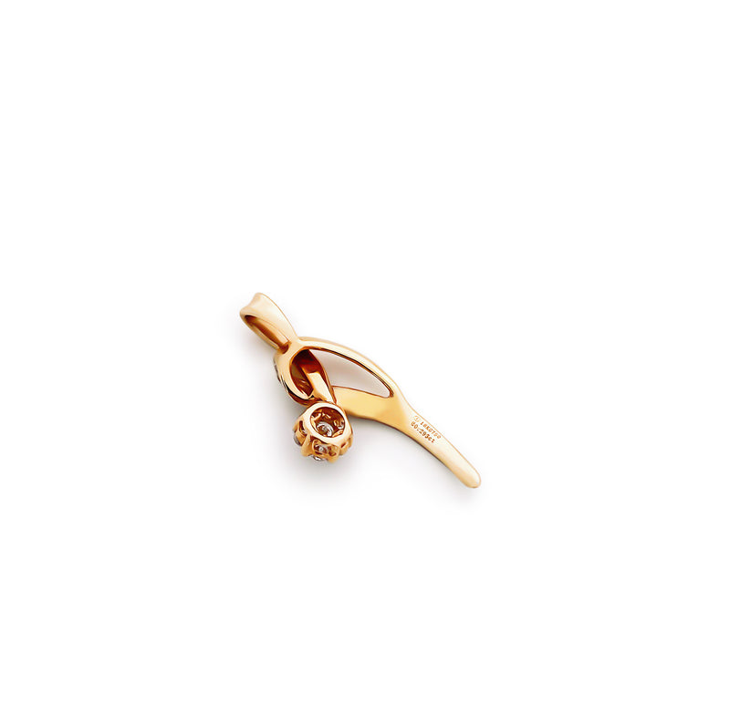 18K/ 750 Rose Gold Uniquely Yours Diamond Pendant
