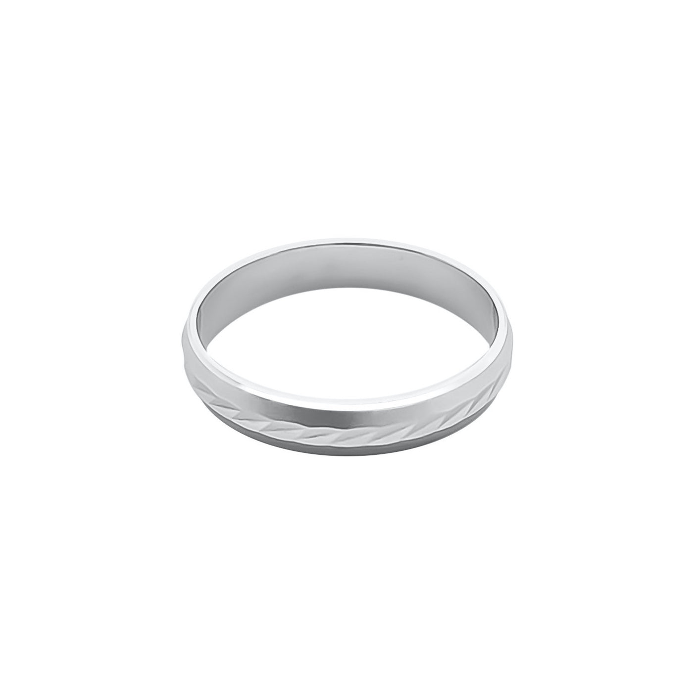 PT900 Platinum Faceted Ring – Far East Jewellers