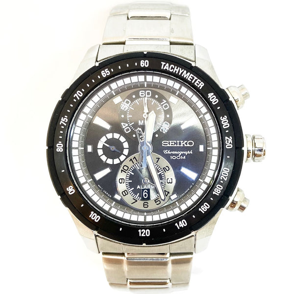 Seiko Quartz Chronograph Stainless Steel SNAC89P1 Watch