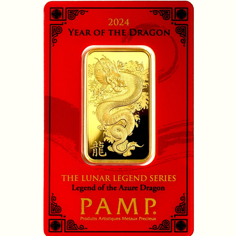 [Special] PAMP Suisse 24K/999.9 Gold 2024 Legend of the Azure Dragon Gold Bar