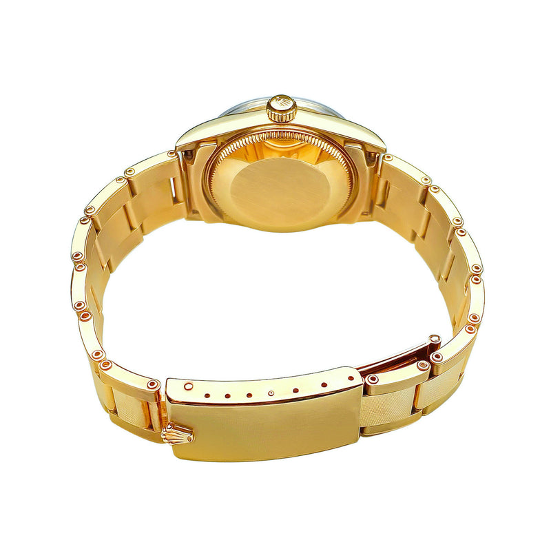 Pre-Owned Rolex 78248 Gold Oyster Perpetual Date Just Watch