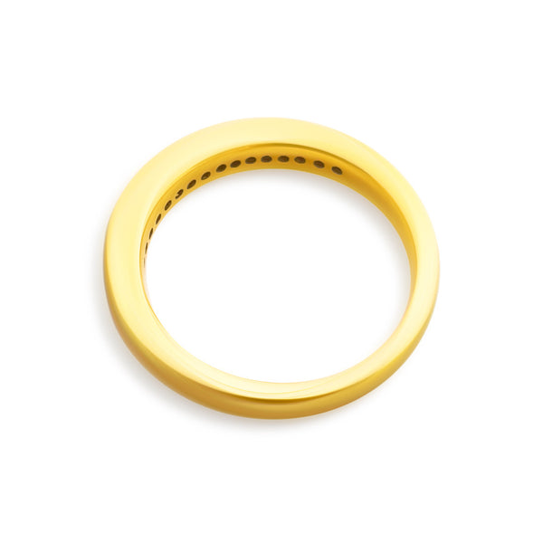 18K/ 750 Yellow Gold Half Eternity Diamond Ring