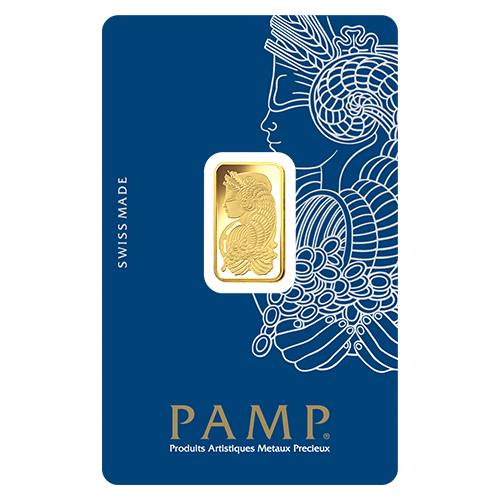 PAMP Suisse 24K (999.9) Gold Lady Fortuna Collectible Gold Bar 5 gram