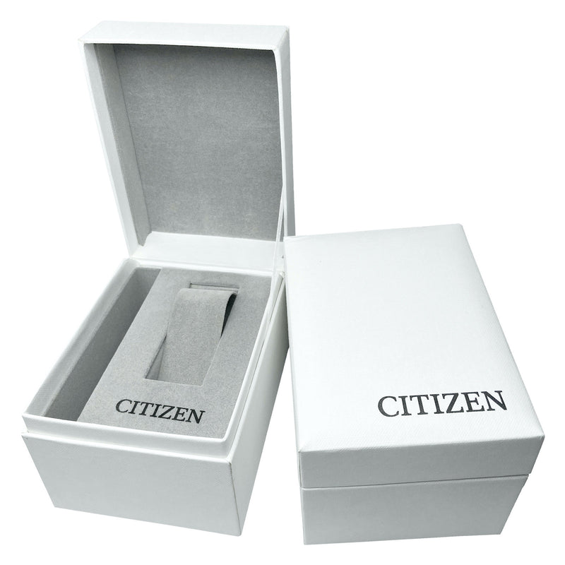 Citizen Men NJ0030-58A White Dial Stainless Steel Watch