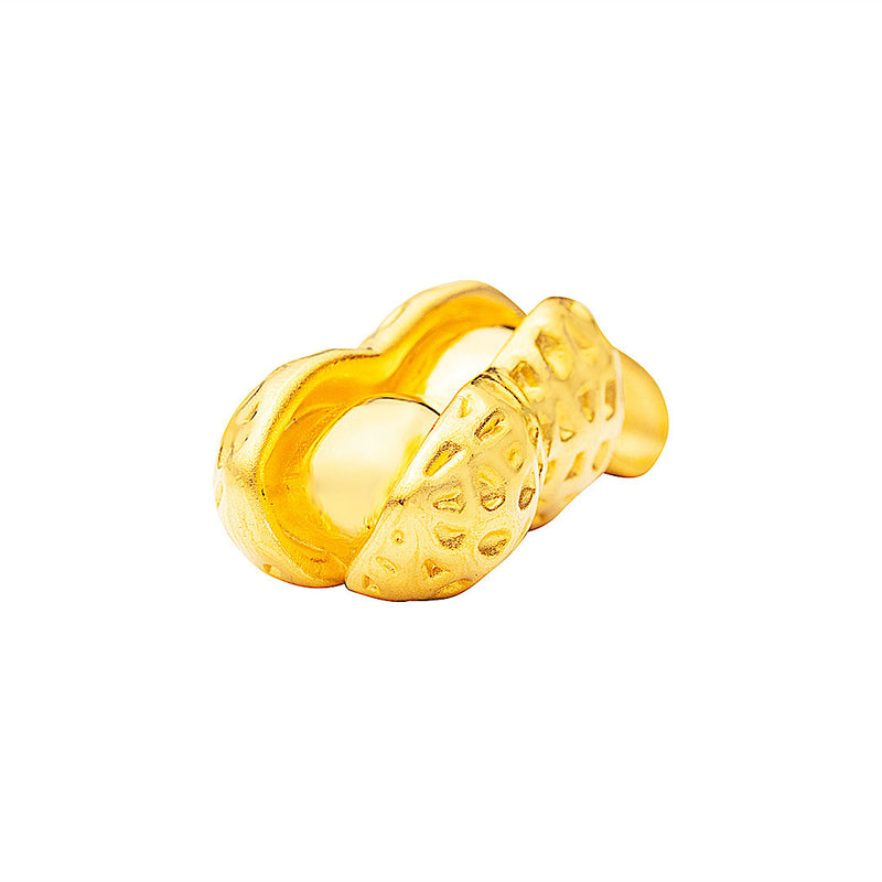 24K/999 Yellow Gold Peanut Pendant