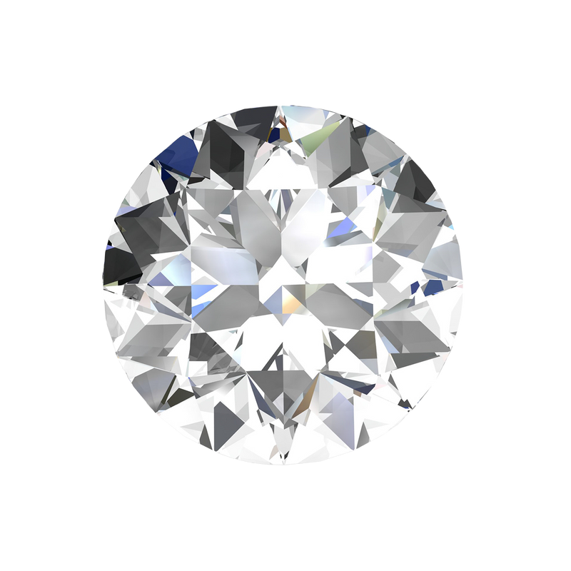 GIA Certified Round Loose Diamond, 0.31 Carat, E Colour, VVS1, H&A