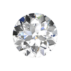 GIA Certified Round Loose Diamond, 0.33 Carat, F Colour, IF, H&A
