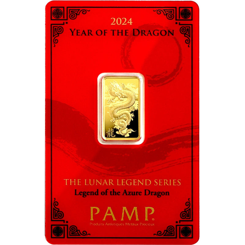 [Special] PAMP Suisse 24K/999.9 Gold 2024 Legend of the Azure Dragon Gold Bar